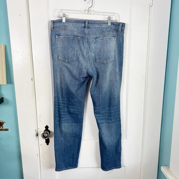 J Brand Johnny Distressed High Waisted Slim Boyfriend Jeans Style #14482 Size 31 - Picture 8 of 14